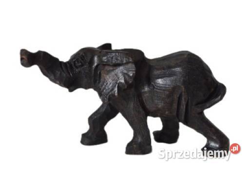 Słoń Rzeźba afrykańska z kamienia Lębork