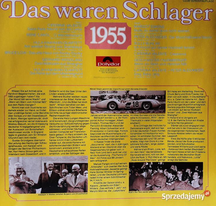 Das Waren Schlager 1955 TO BYŁY HITY 1954 Myślachowice