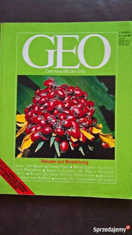 Czasopismo GEO 1983r Wrocław