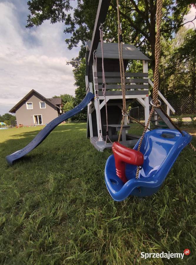 Drewniany plac zabaw domek wspinaczka montaż Pozostałe śląskie Częstochowa sprzedam
