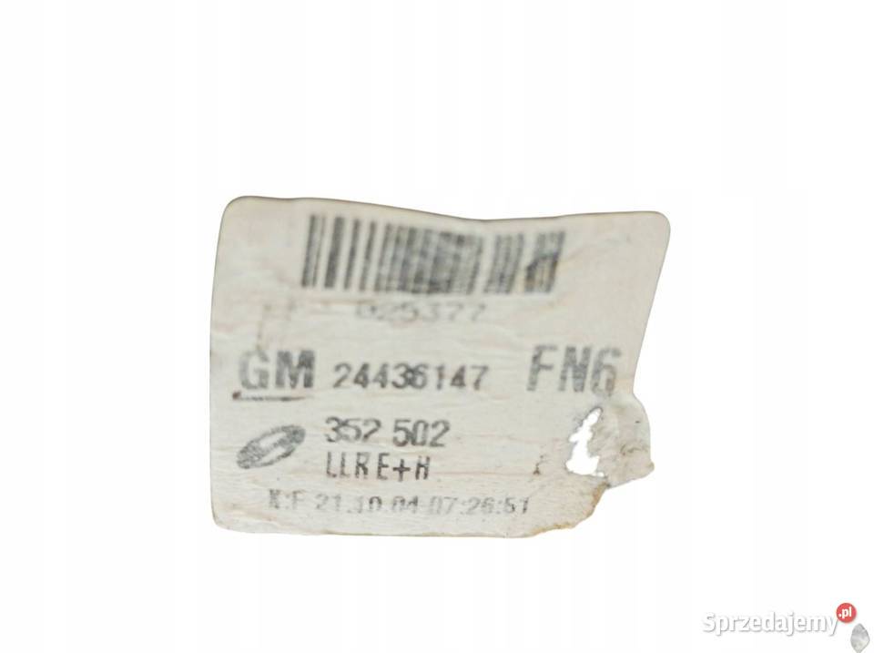 LUSTERKO PRAWE 5PIN EUROPA 24436147 Opel Signum