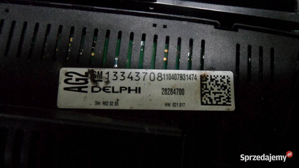 OPEL ASTRA J IV 11r panel radia panel osobowe