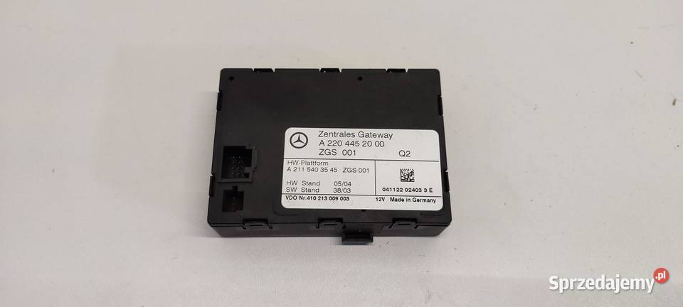 MERCEDES SL R230 MODUŁ GATEWAY A2204452000 osobowe