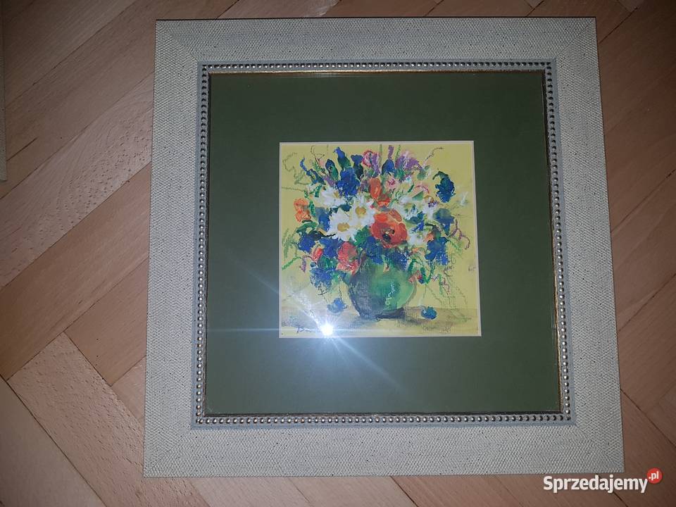 Obraz na szkle bukiet kwiatów w wazonie 3 małopolskie Nowy Sącz sprzedam
