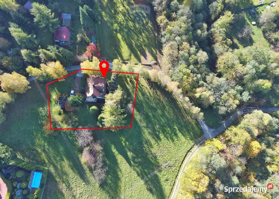 Dom wolnostojący w otoczeniu lasu Targanice