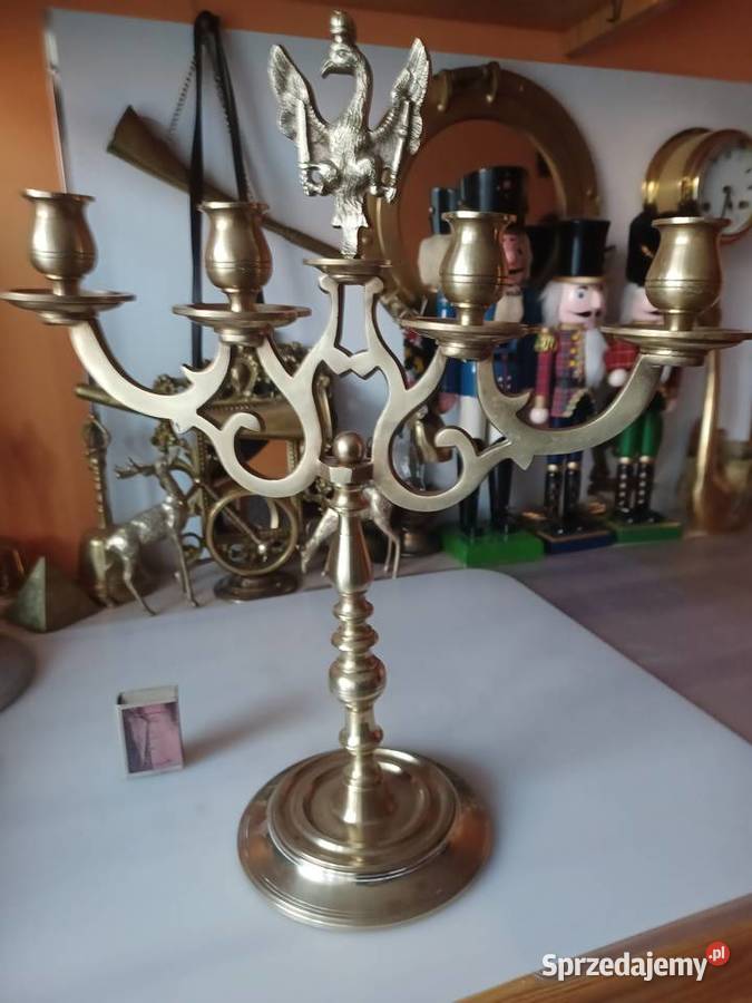 Księstwo Warszawskie piękny świecznik