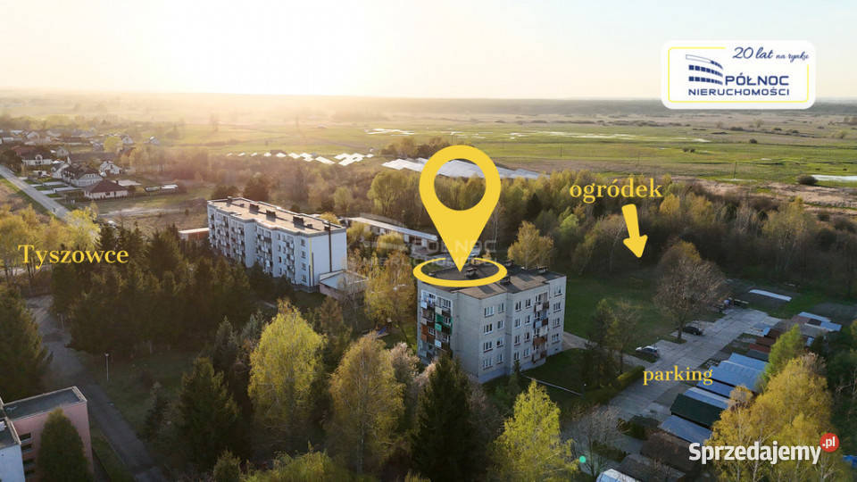Przestronne mieszkanie z balkonem i ogródkiem lubelskie Tyszowce