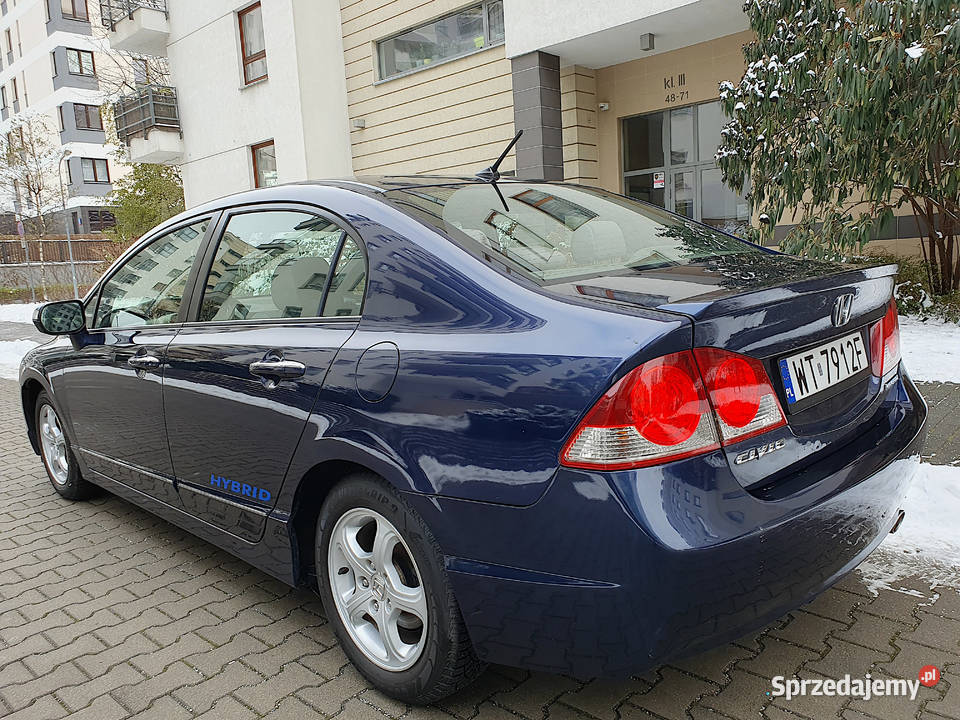 Honda Civic Sedan VIII 13 Hybryda LPG Nowa ABS Civic mazowieckie Warszawa
