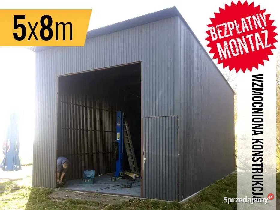 Wysoki Garaż Blaszany Magazyn Wiata Hala Sanok