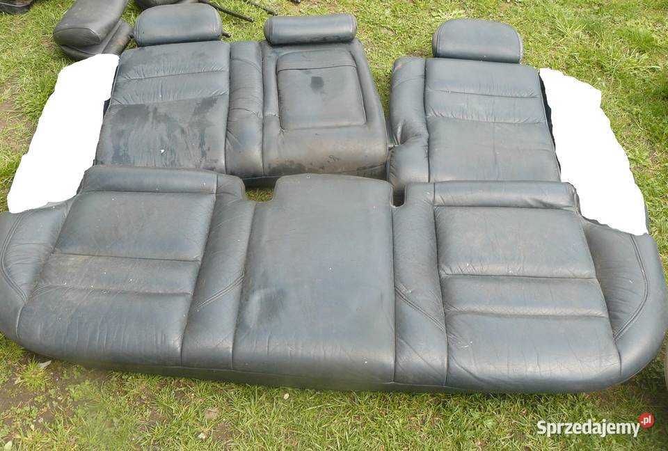 Kanapa tylna skórzana Niebieska Volvo 850 S70 osobowe Kraków