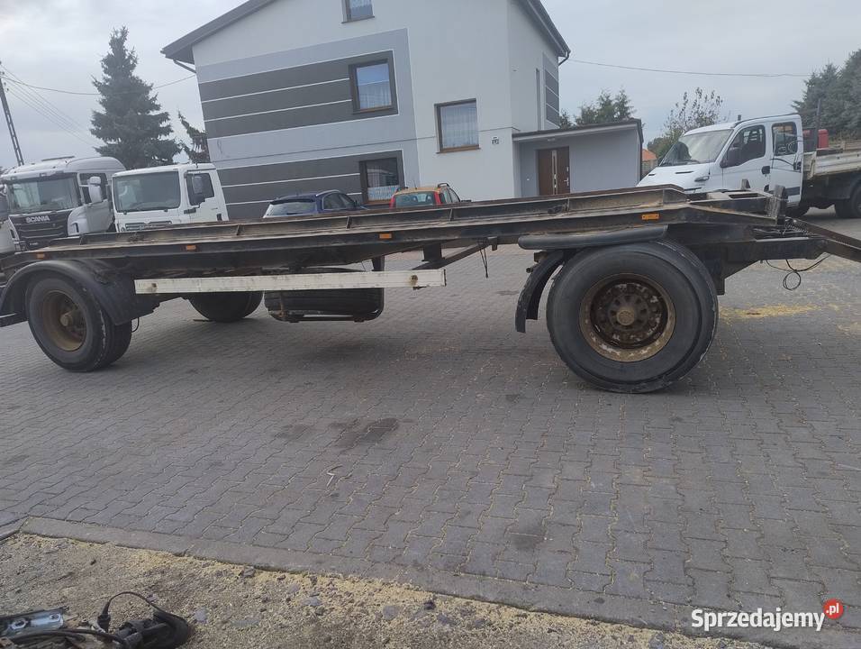 przyczepa kontenerowa idealna pod dluzyce do nieuszkodzony sprzedam