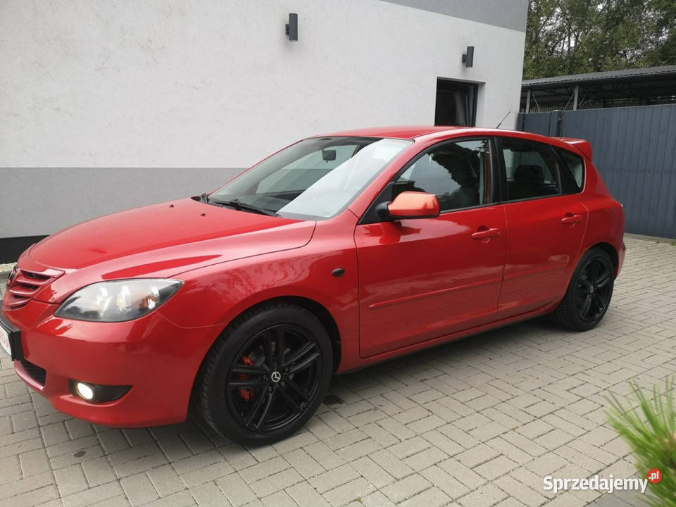 Mazda 3 16 DOHC 105 Klimatronk Isofix Halogeny manualna Strzegom sprzedam