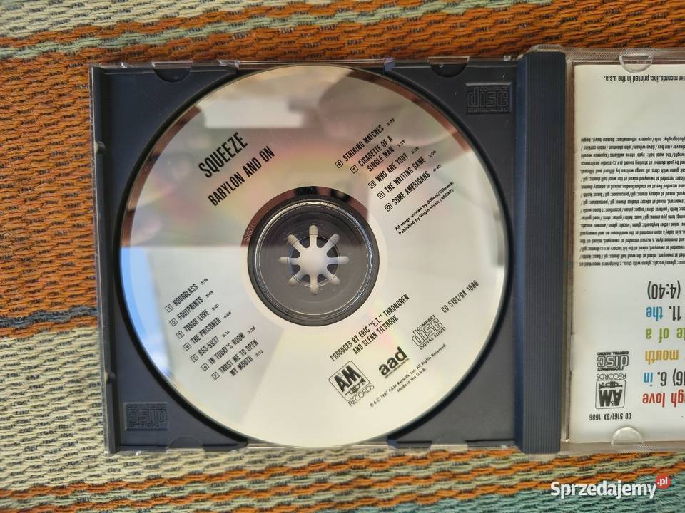 Płyta Cd Squeeze Babilon and on Tarnów