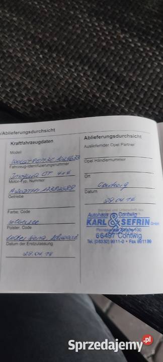 Opel Insignia Country Touter Basis Ekoflex 4x4 sprzedam
