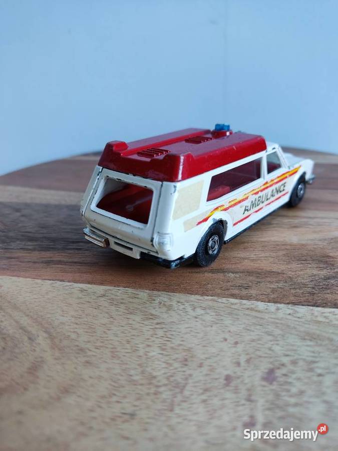 Matchbox Lesney Super Kings K49 Ambulance 1974 opolskie Głuchołazy