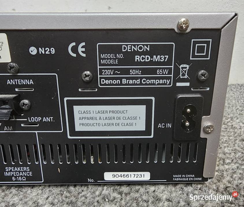 Radio Amplituner stereo Denon RCDM37 kolumny JVC małopolskie Kraków