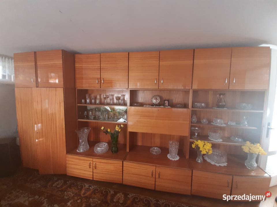 Meblościanka lata 70te połysk śląskie Mikołów