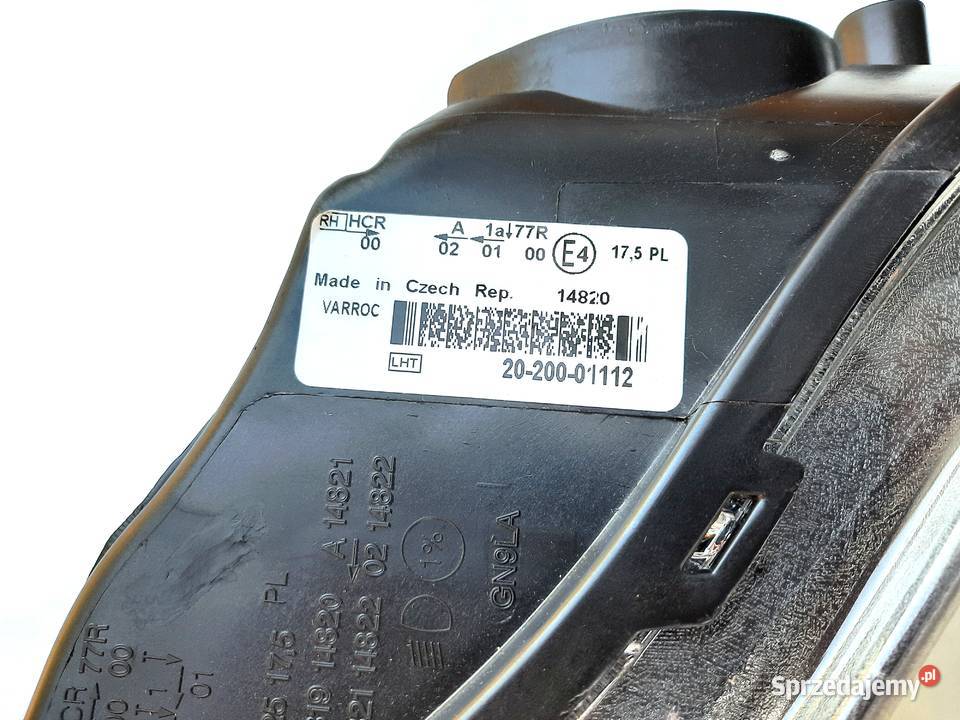 LAMPA PRZÓD PRZEDNIA PRAWA PRAWY FOCUS III 2010 Gaszowice