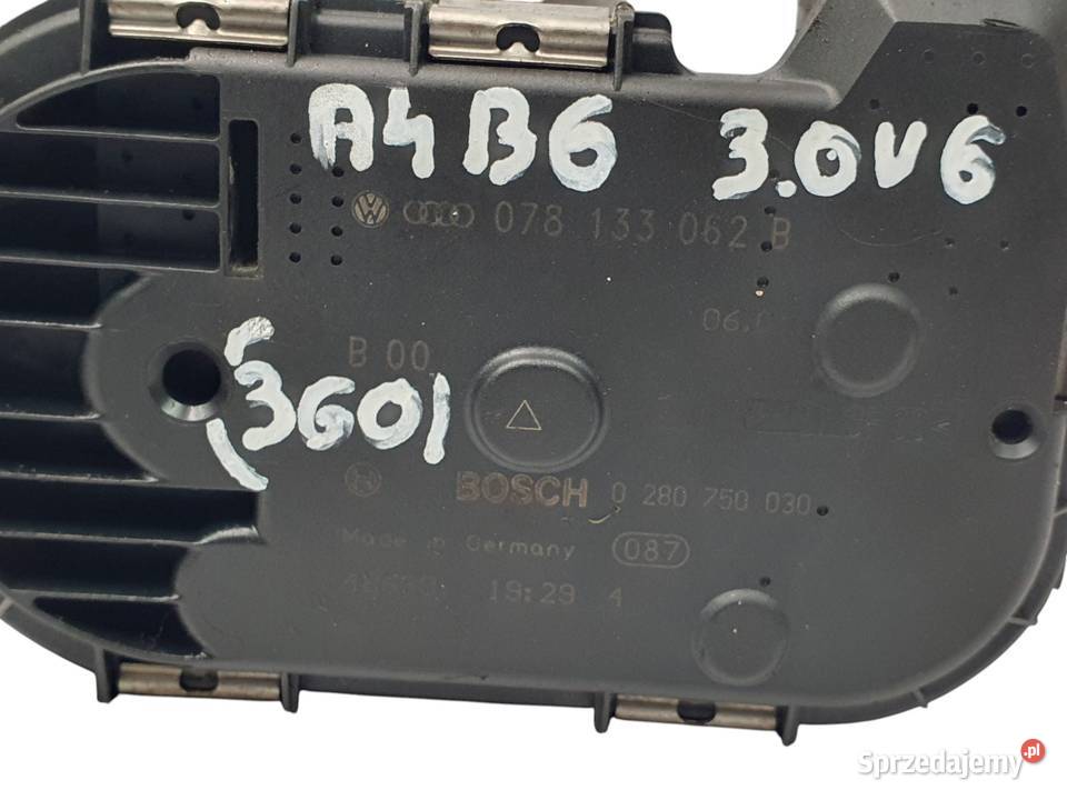 PRZEPUSTNICA Audi A4 B6 30 V6 VW 078133062B