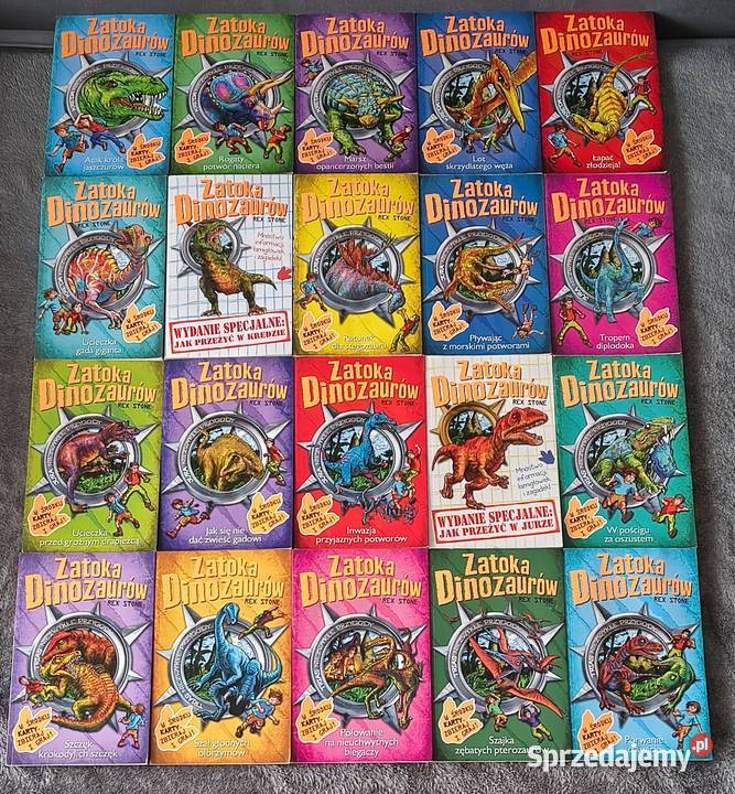 Zatoka dinozaurów cała kolekcja tomy 120 Bełchatów sprzedam