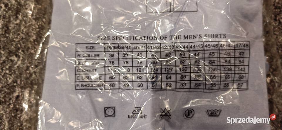 Koszula niebieska długi rękaw ochrona Rozmiar L lubelskie Lublin