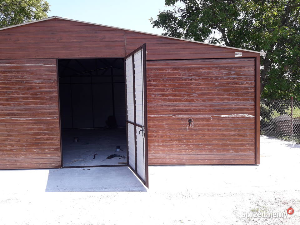 Garaż Blaszany Dwuspadowy Magazyn Gospodarczy Limanowa