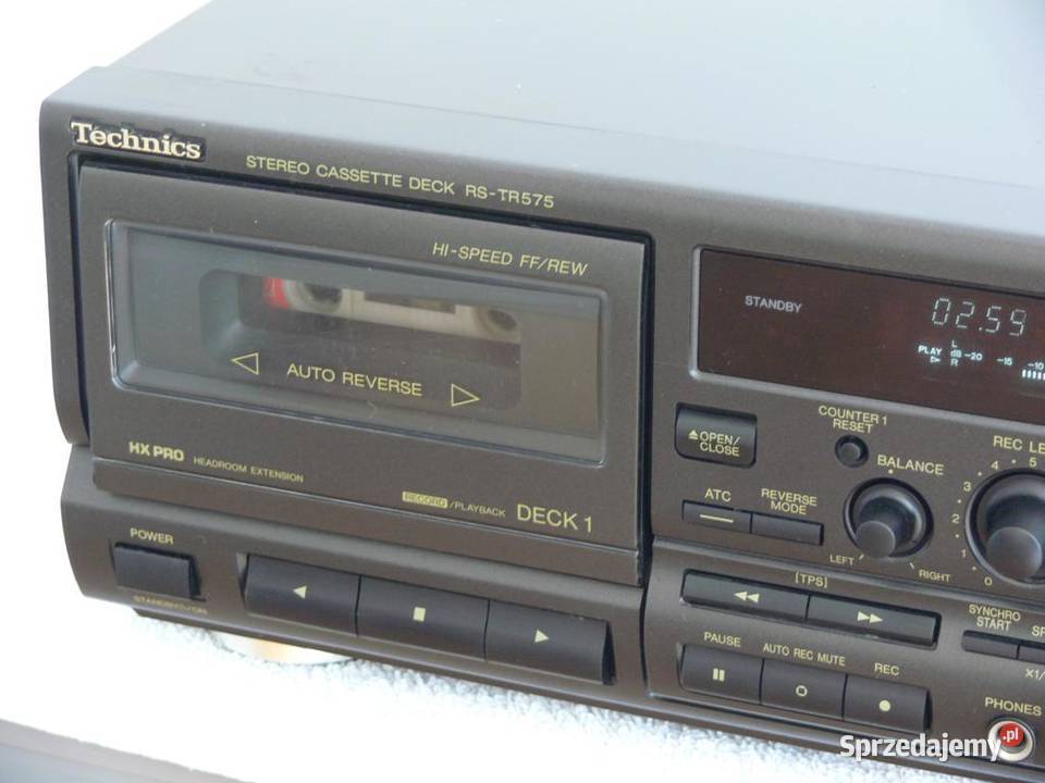 Magnetofon Technics RSTR 575 sprawny i ładny Jasło