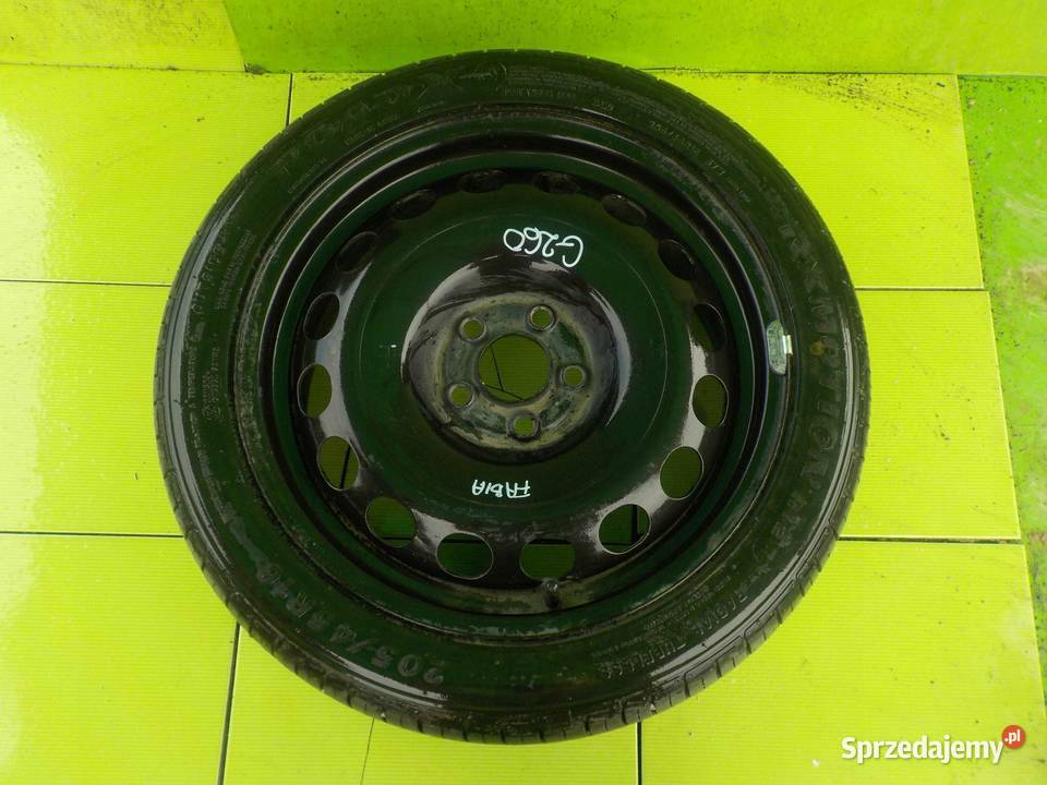 SKODA FABIA II kolo zapasowe 2054516 5x100 Średnica 16" Felgi Suków