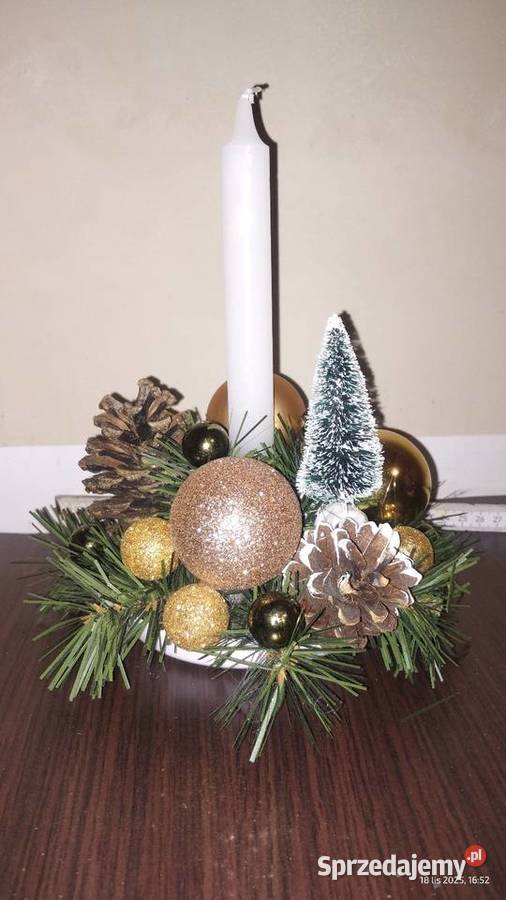 Stroik świąteczny na stół okrągły 20 Sokołowice sprzedam