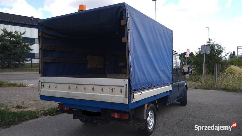 ford transit 2008r skrzynia plandeka 7 osobowy nieuszkodzony zachodniopomorskie Szczecin