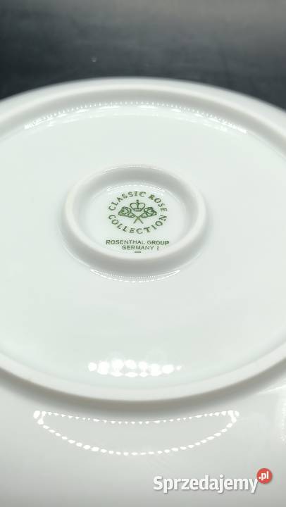 Maselniczka porcelana biała classic rose Germany Zamość