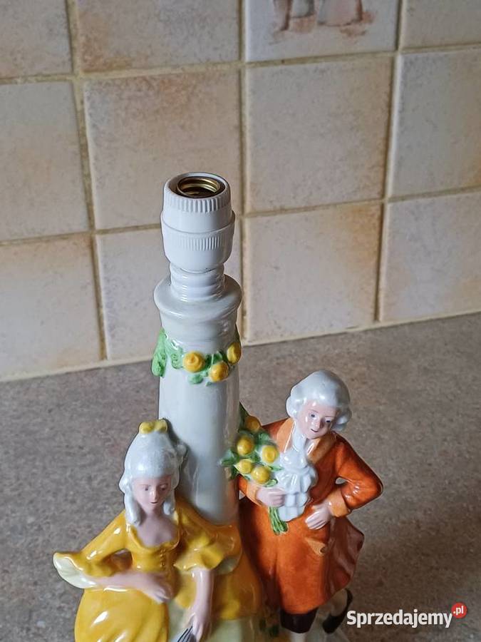 vintage lampka porcelanowa Antyki, Sztuka, Kolekcje Nowy Targ