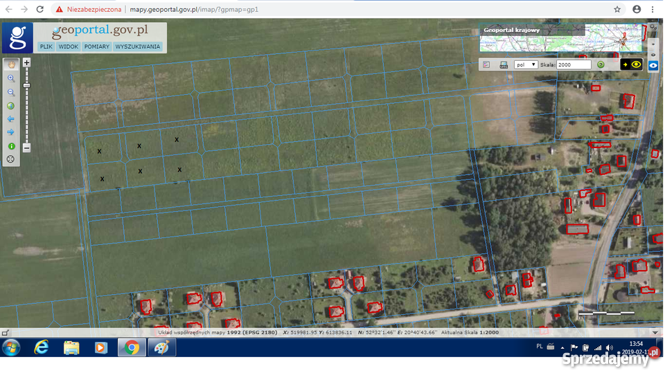 Działki budowlane rekreacyjne Błędowo 1h