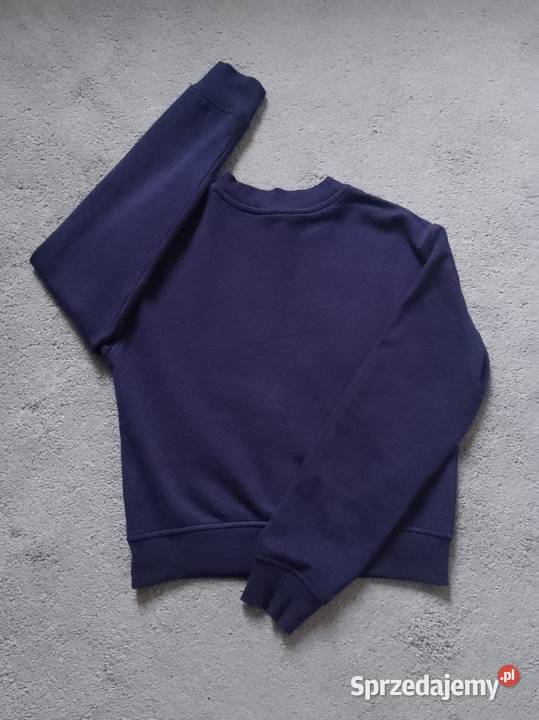Ciemna granatowa bluza z nadrukiem w rozmiarze mazowieckie Ostrołęka