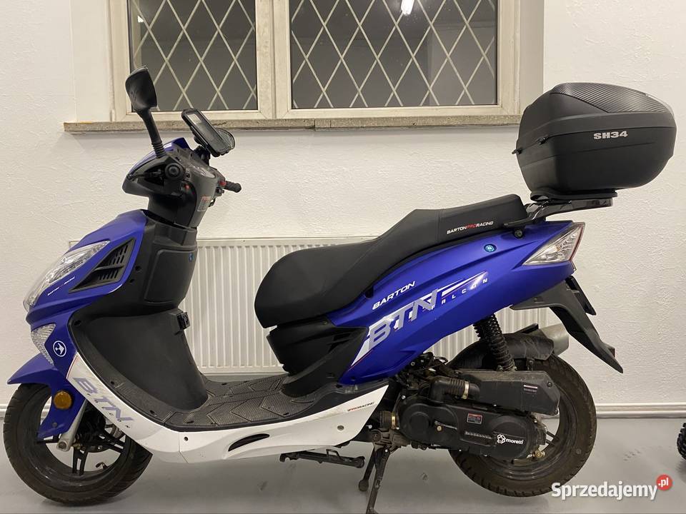Skuter Barton Falcon 50 Kufer SHAD SH34 Gliwice automatyczna