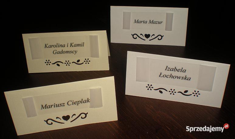 robione zaproszenia ślubne Nowa Sarzyna
