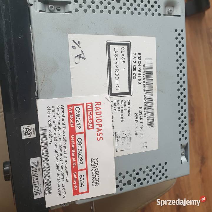 Radio Nissan Qashqai 201013 r OEM mp3 bluetooth