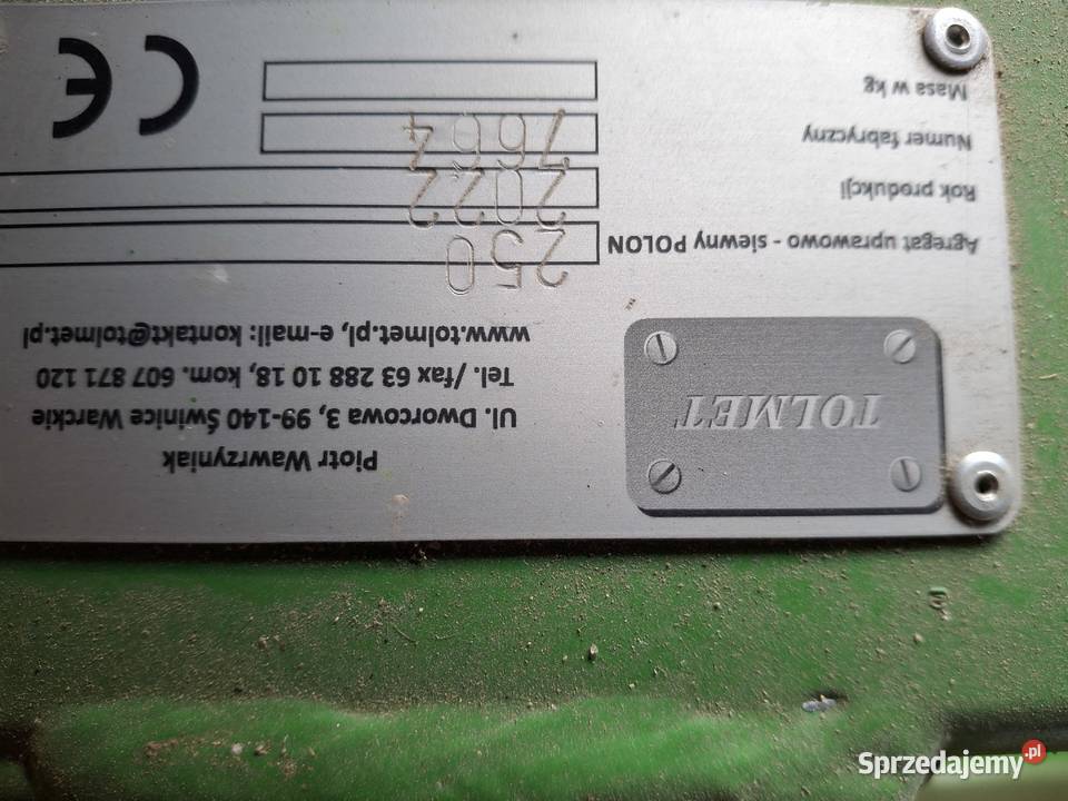 Agregat uprawowy 25m tolmet Turobin