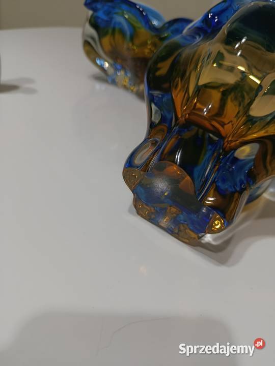 Paterka i wazon huty Chribska Czechoslowacja Warszawa