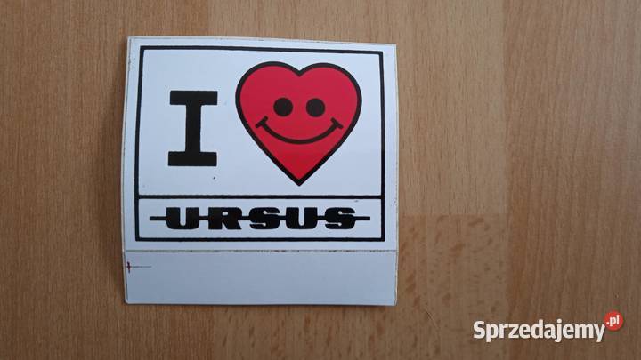 Ursus naklejka kocham Ursus Lublin sprzedam