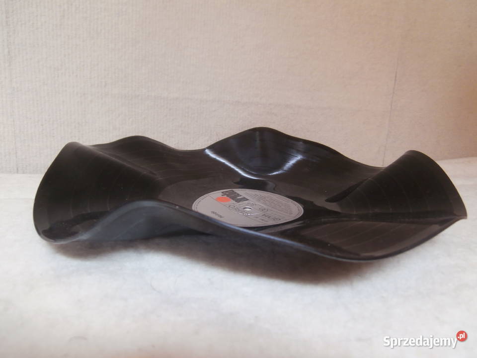 miska patera talerz z płyty winylowej średnicy