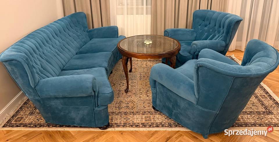 Zestaw wypoczynek Chesterfield Ludwikowski lubelskie Lublin sprzedam