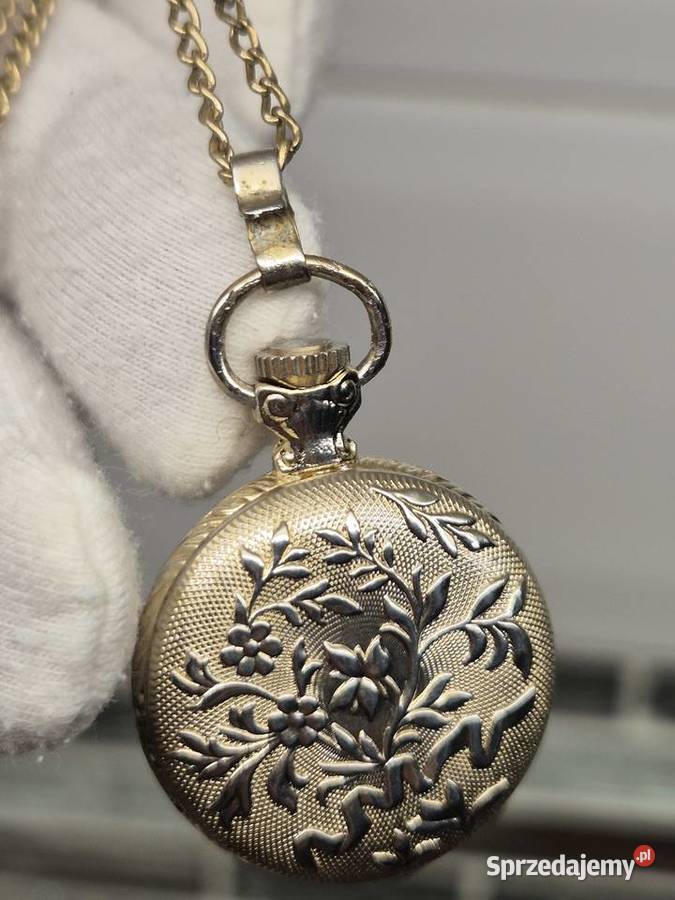 Damski zegarek naszyjnikwisiorek Glashutte Chorzów