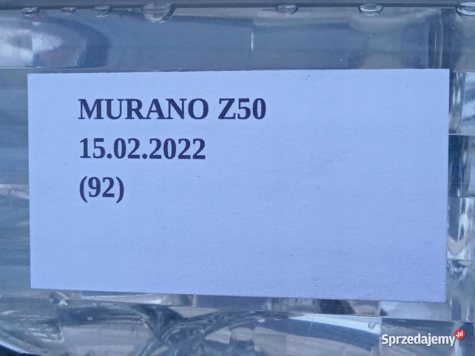 LAMPA KLAPY BAGAŻNIKA TYŁ PRAWA NISSAN MURANO Nowy Tomyśl