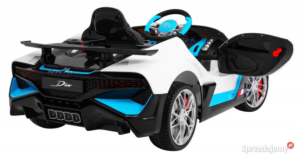 Auto na akumulator Bugatti Divo 12V EVA białe Warszawa