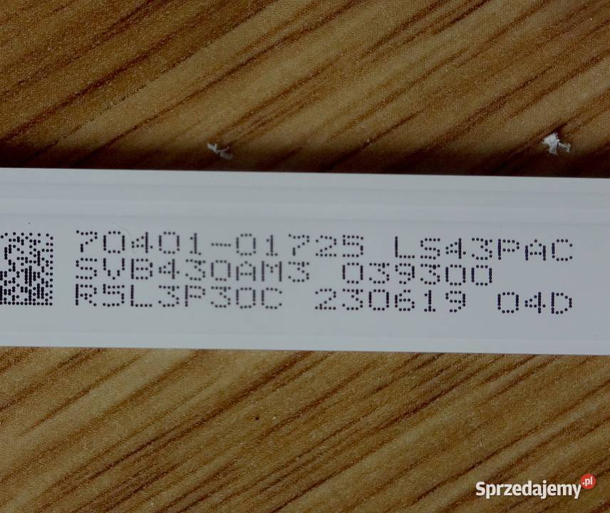 Listwy LED LS43PAC 7040101725 Sony KD43X75WL Szczecin
