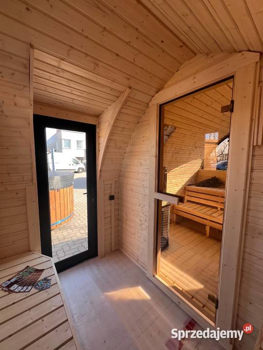Sauna Ogrodowa RĘKI igloo 4 m PANORAMA