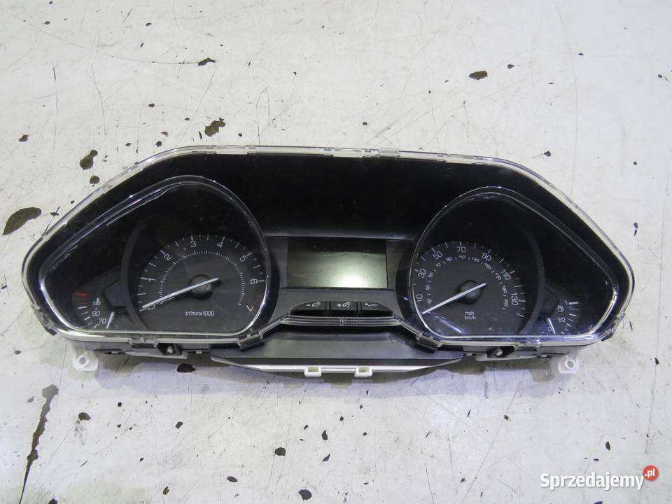 LICZNIK ZEGARY PEUGEOT 2008 9678509080 osobowe Liczniki i zegary lubelskie