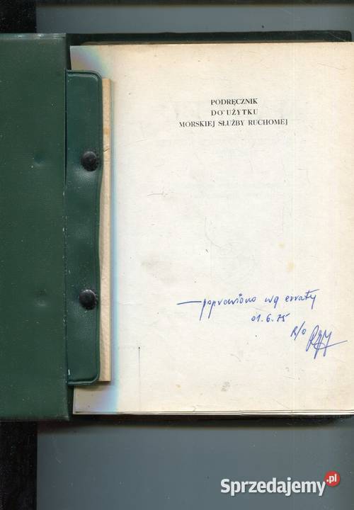 Podręcznik do użytku morskiej służby ruchomej Szczecin