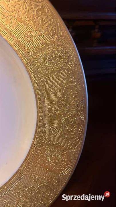 Patera ATLAS Made in USA Złoto inkrustowane pomorskie Gdańsk